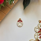 Christmas Wreath Enamel Craft Charm
